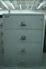 Used FireKing 4 Drawer Lateral Filing Cabinet